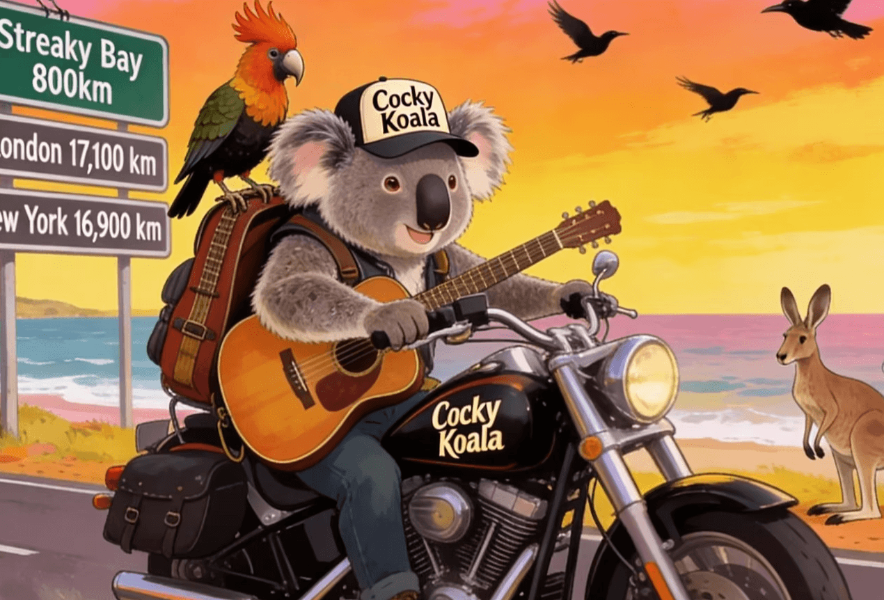 Cocky Koala – Streaky Bay Album Launch